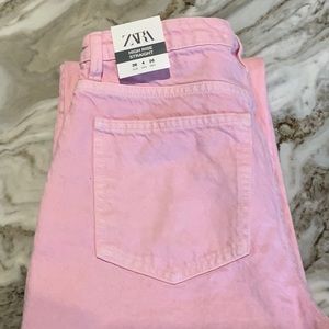 ZARA High Rise Straight Jean